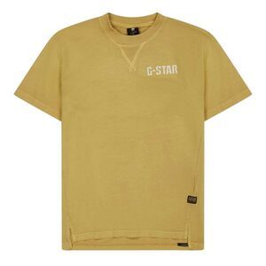 G-Star Childrens/Kids Nifous Logo Crew Neck / Buff Yellow